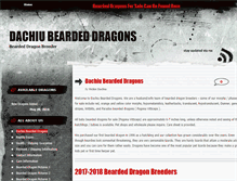 Tablet Screenshot of dachiubeardeddragons.com